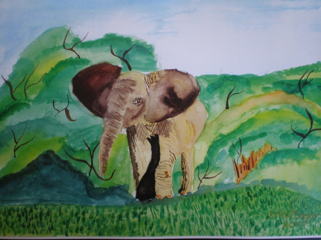 Elephant by Erica Dagar (Student)